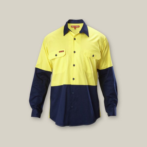 Hard Yakka Lightweight Koolgear Hi-Vis Shirt Day Only Men's Y07558