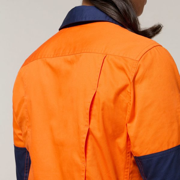 Hard Yakka Hi-Vis Vented Koolgear LS Shirt Women's Y08225 - Image 4