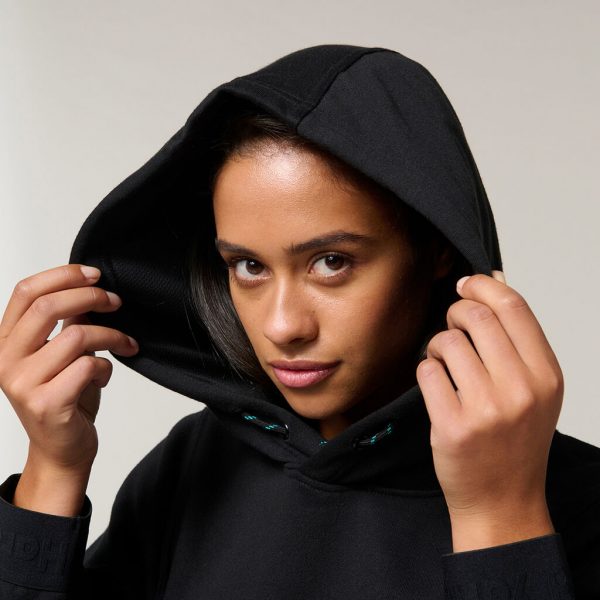 Hard Yakka Women's Gladiator Hoodie Black - Image 2