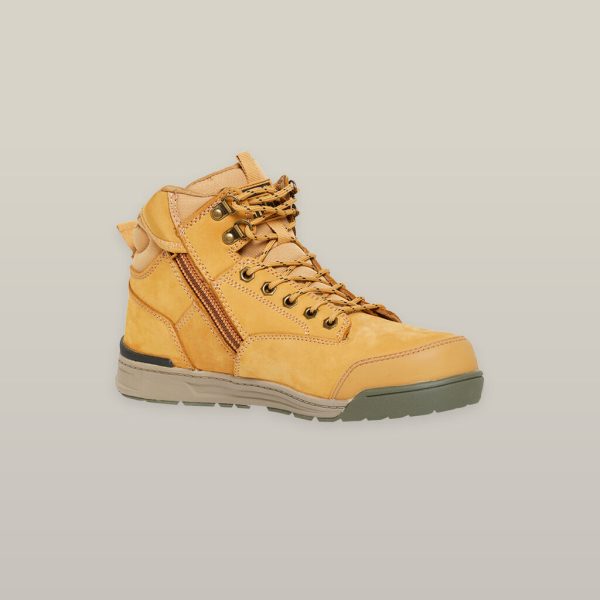 Hard Yakka 3056 Wheat Zip Sided Safety Boots - Image 3