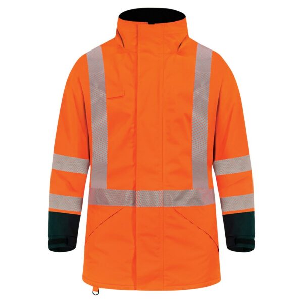 Bison Extreme Weather Jacket TTMC-W17 X-BACK ORANGE - Image 3