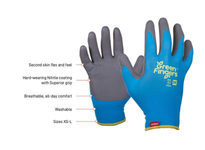 Esko Gardening Gloves Green Fingers Packet (12)