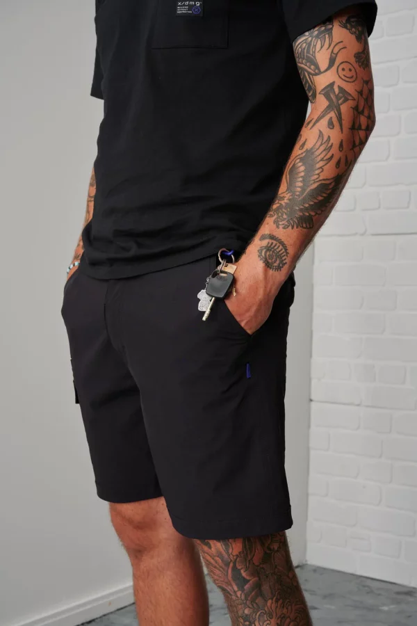 XDMG Men's Lightweight Work Shorts - Black, Navy, Stone - Image 5