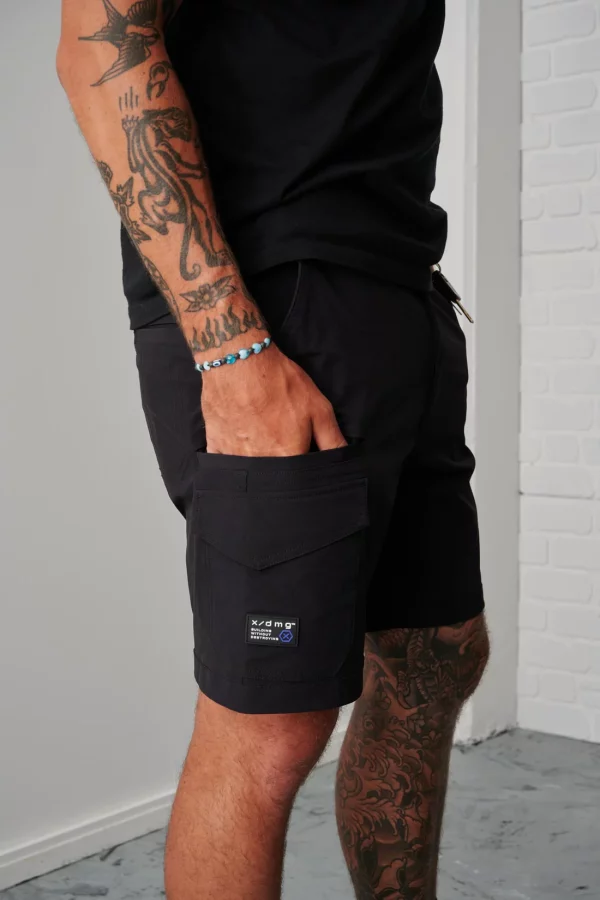 XDMG Men's Lightweight Work Shorts - Black, Navy, Stone - Image 6