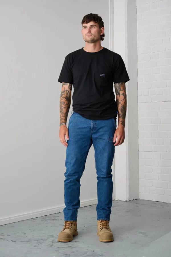 XDMG Denim Work Pant - 90s Blue or Black Wash - Image 6