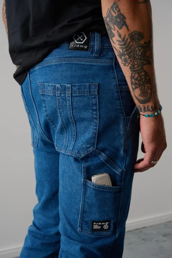 XDMG Denim Work Pant - 90s Blue or Black Wash - Image 2