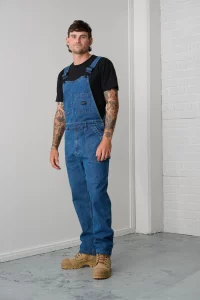 XDMG Bib Overalls – Organic Cotton 90s Blue