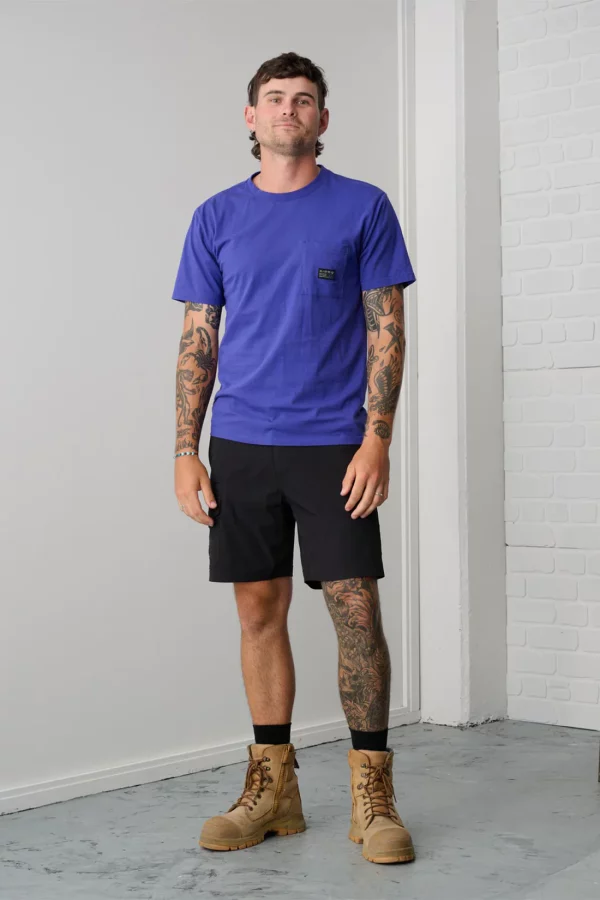 XDMG Tee Shirt with Pocket - Black or Purple - Image 4