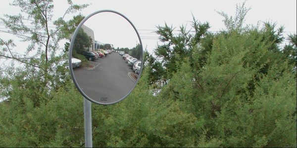 Mirror Heavy Duty Outdoor Acrylic Convex 1200mm - Image 3
