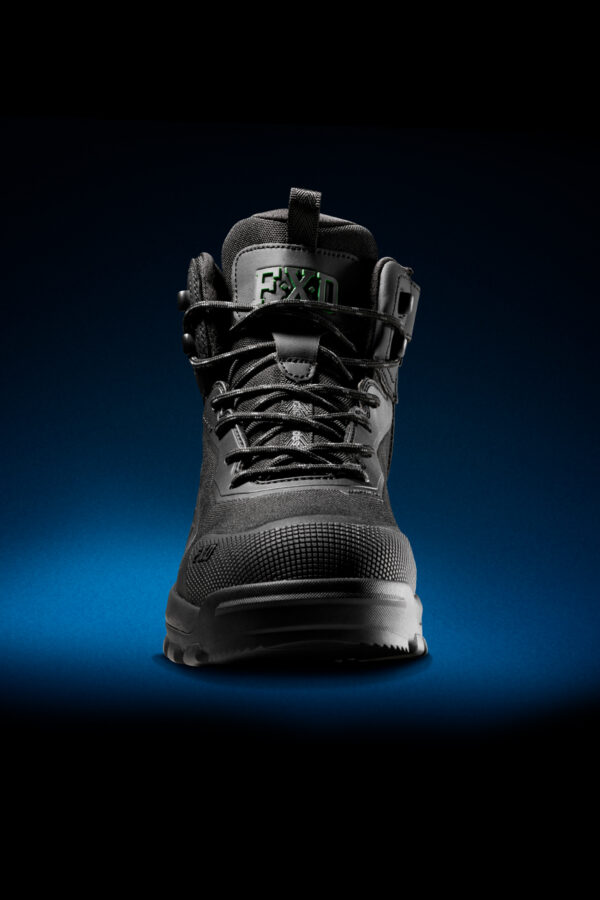 FXD Safety Boot, Zip Sided, WB-6 Black, Stone or Wheat - Image 2