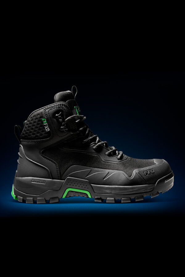 FXD Safety Boot, Zip Sided, WB-6 Black, Stone or Wheat - Image 5