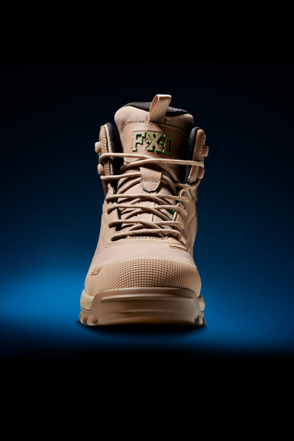 FXD Safety Boot, Zip Sided, WB-6 Black, Stone or Wheat - Image 7