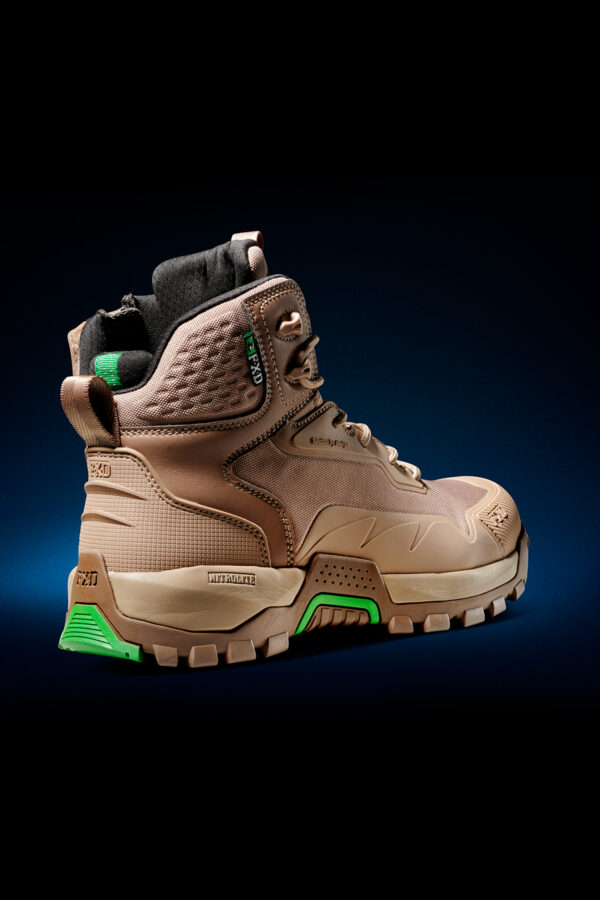FXD Safety Boot, Zip Sided, WB-6 Black, Stone or Wheat - Image 10