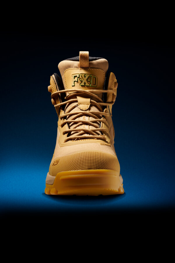 FXD Safety Boot, Zip Sided, WB-6 Black, Stone or Wheat - Image 13