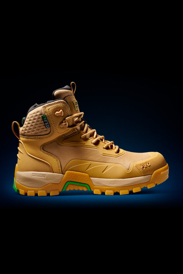 FXD Safety Boot, Zip Sided, WB-6 Black, Stone or Wheat - Image 15