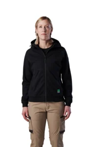 FXD Womens Zip Hoodie Black, WF-3W