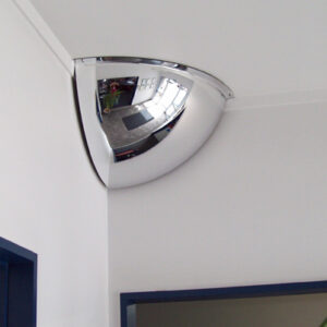 Bennett Acrylic Quarter 600mm Dome Mirror Indoor