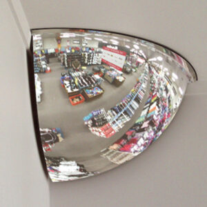 Bennett Acrylic Quarter 1200mm Dome Mirror Indoor