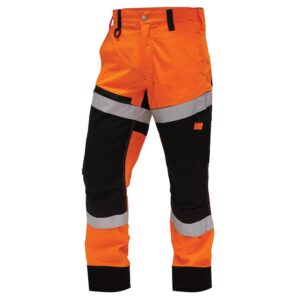 Bison Pants Ripstop Cotton Taped Orange/Navy