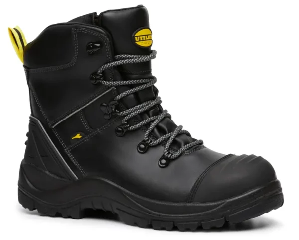 Diadora Tiger Technical Boot - Black Side Zip - Image 4