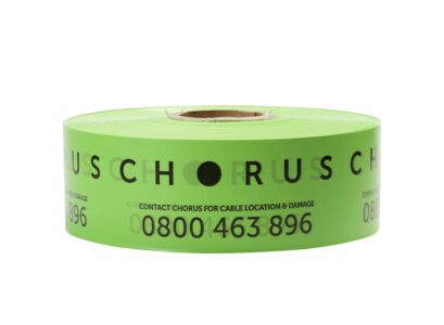 Trench Warning Tape Chorus 85mmx500m CHORUS