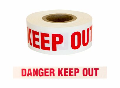 Tape Danger Keep Out,Barrier Tape – Black on Red 75mmx250M