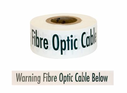 Warning Fibre Optic Cable Below – Trench Tape 75mmx250m