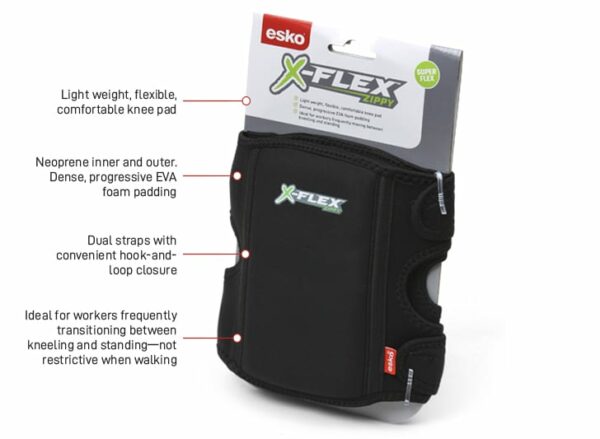 X-Flex Zippy Knee Pads EVA Foam