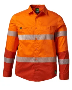 FXD LSH-2T Shirt Hi Vis Long Sleeve – Orange or Yellow