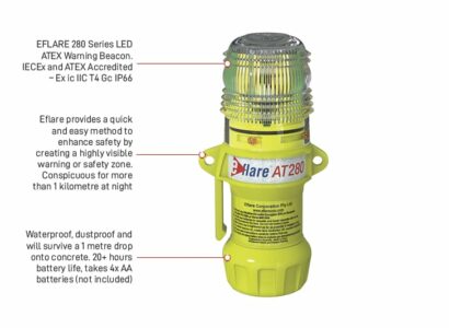 Eflare 280 Series Beacon LED ATEX Warning Beacon – Amber