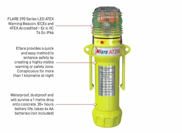 Eflare Warning Beacon 290 series LED ATEX - Red