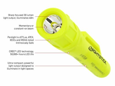 NightStick Intrinsically Safe Torch – Penlight Torch