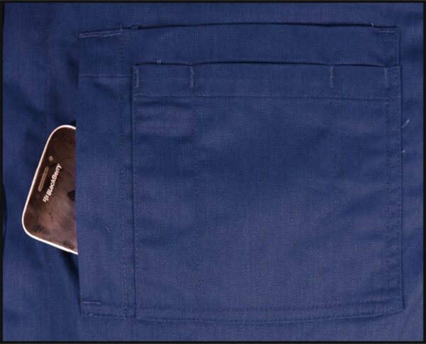 Bib Overall Royal Blue Poly Cotton - Sizes 5 - 16 - Image 4