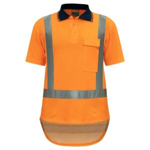 Bison Polo TTMC Cotton Backed Orange S – 8XL