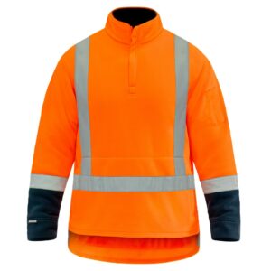 Bison Polar Fleece TTMC Day Night Orange XS – 8XL