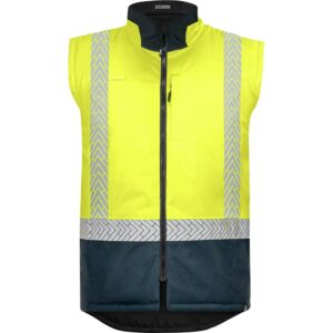 Bison Vest Reversible Puffer Stamina ECO Yellow/Navy