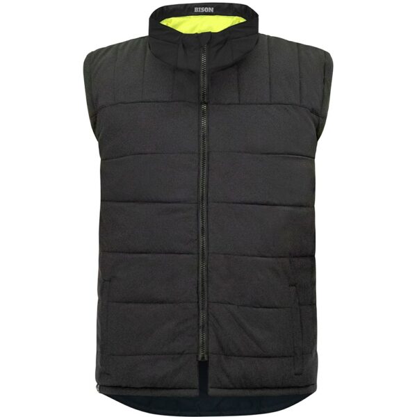 Bison Vest Reversible Puffer Stamina ECO Yellow/Navy - Image 3