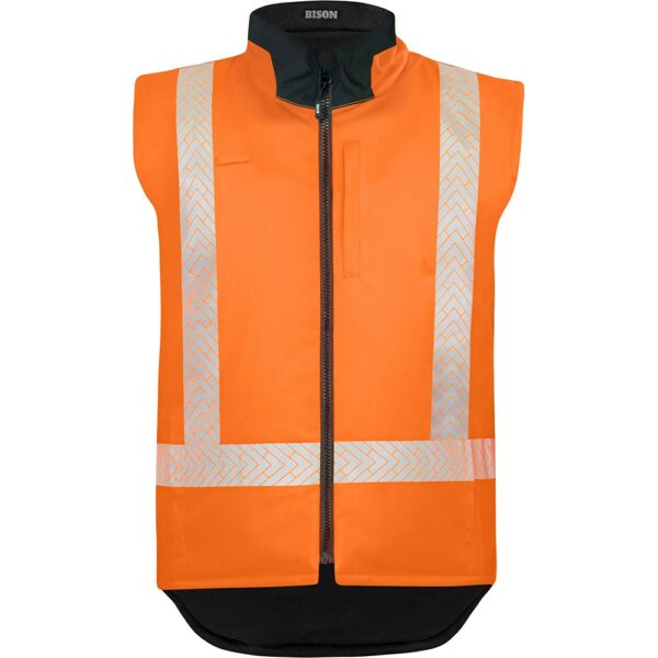 Bison Reversible Puffer Vest - Stamia ECO TTMC Orange