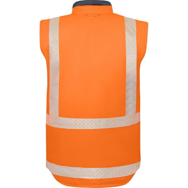 Bison Reversible Puffer Vest - Stamina ECO TTMC Orange - Image 2