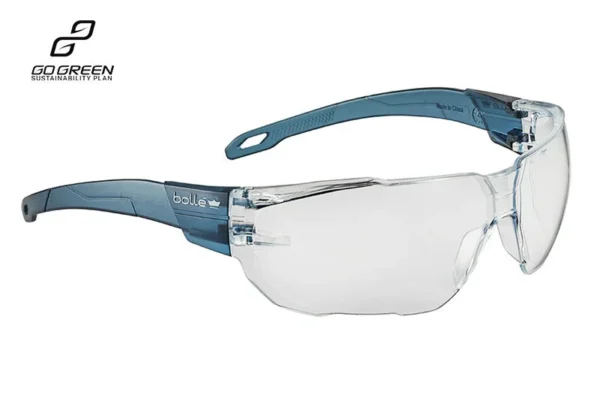 Bolle Swift Safety Glasses Platinum Lite - Clear
