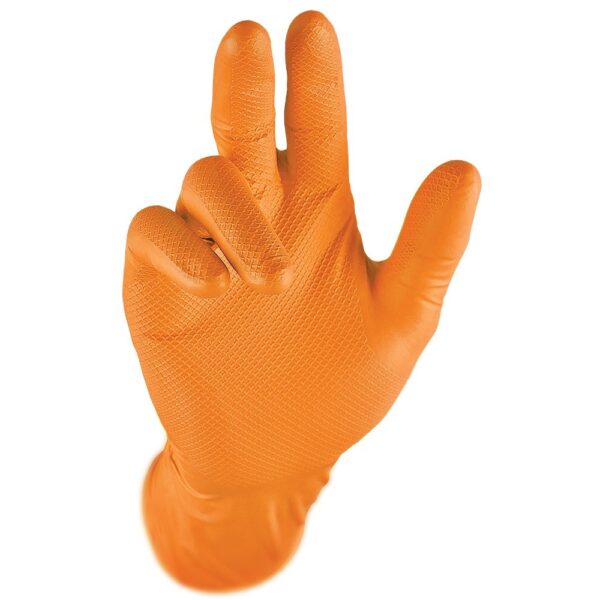 Grippaz Skins Nitrile Gloves -  Black or Orange - Image 5