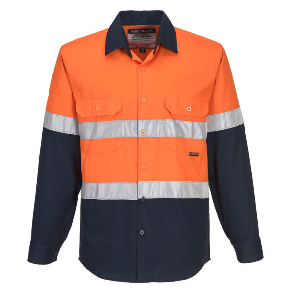 Portwest Shirt Long Sleeve D/N