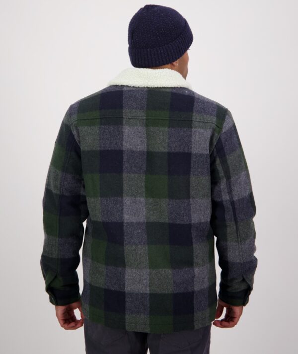 Swanndri Kaituna Sherpa Lined Jacket - Arthurs Pass Check - Image 5
