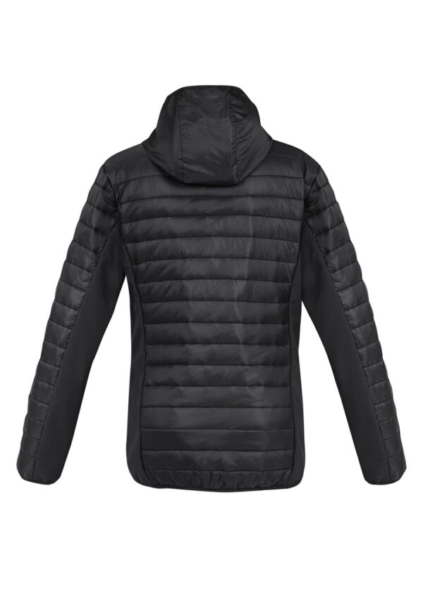 Unisex Patrol Jacket Black Silver or Navy Silver J134M - Image 9