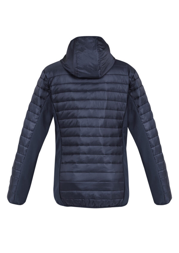 Unisex Patrol Jacket Black Silver or Navy Silver J134M - Image 6