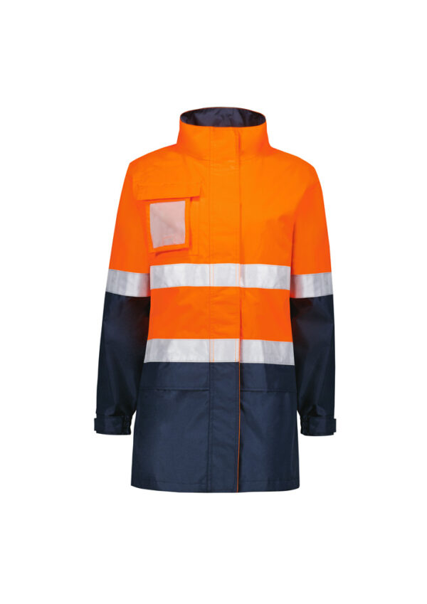 Syzmik Womens Waterproof Jacket - Ultralite Hi Vis ZJ757 - Image 5