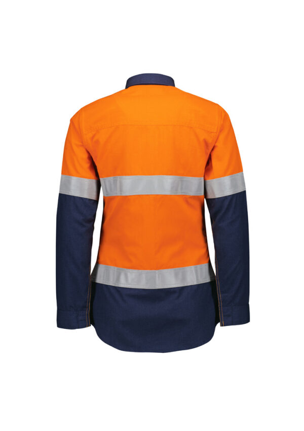 Syzmik Womens FR Shirt CAL10.3 Lightweight Taped Shirt ZW170 - Image 3