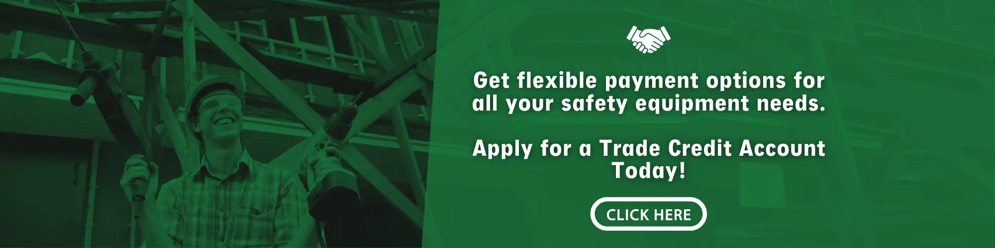 safety first trade credit account banner