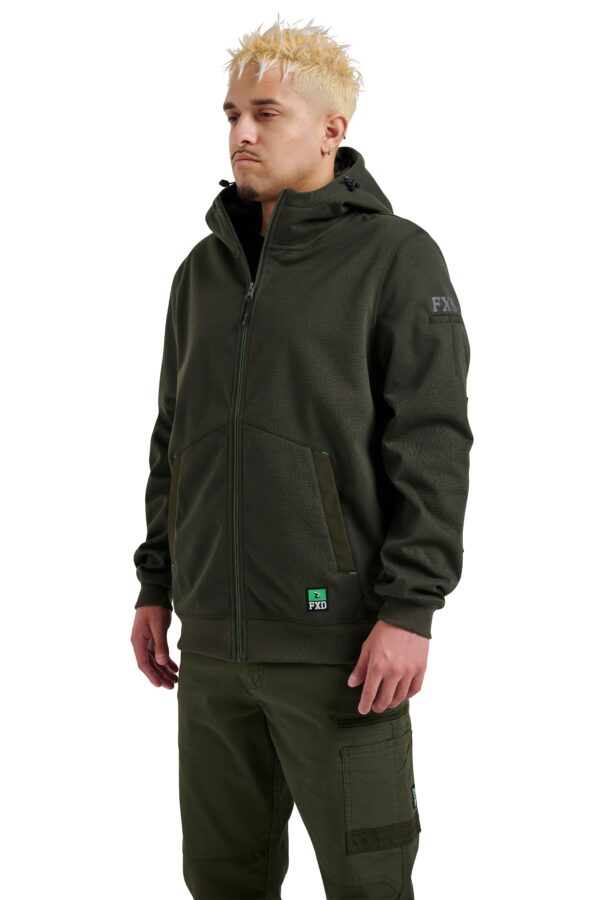 FXD Zip Hoodie WF-3 Green