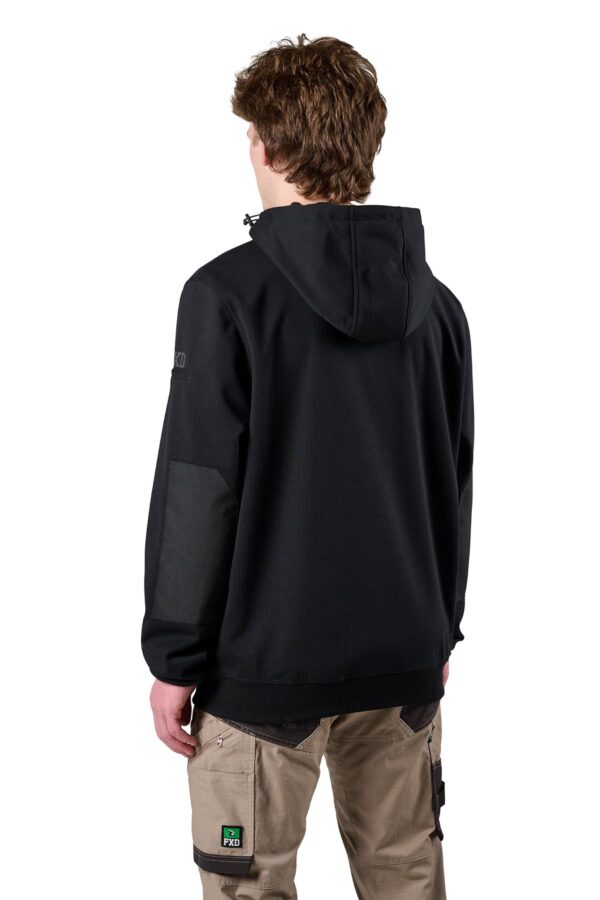FXD Zip Hoodie in Black Side view